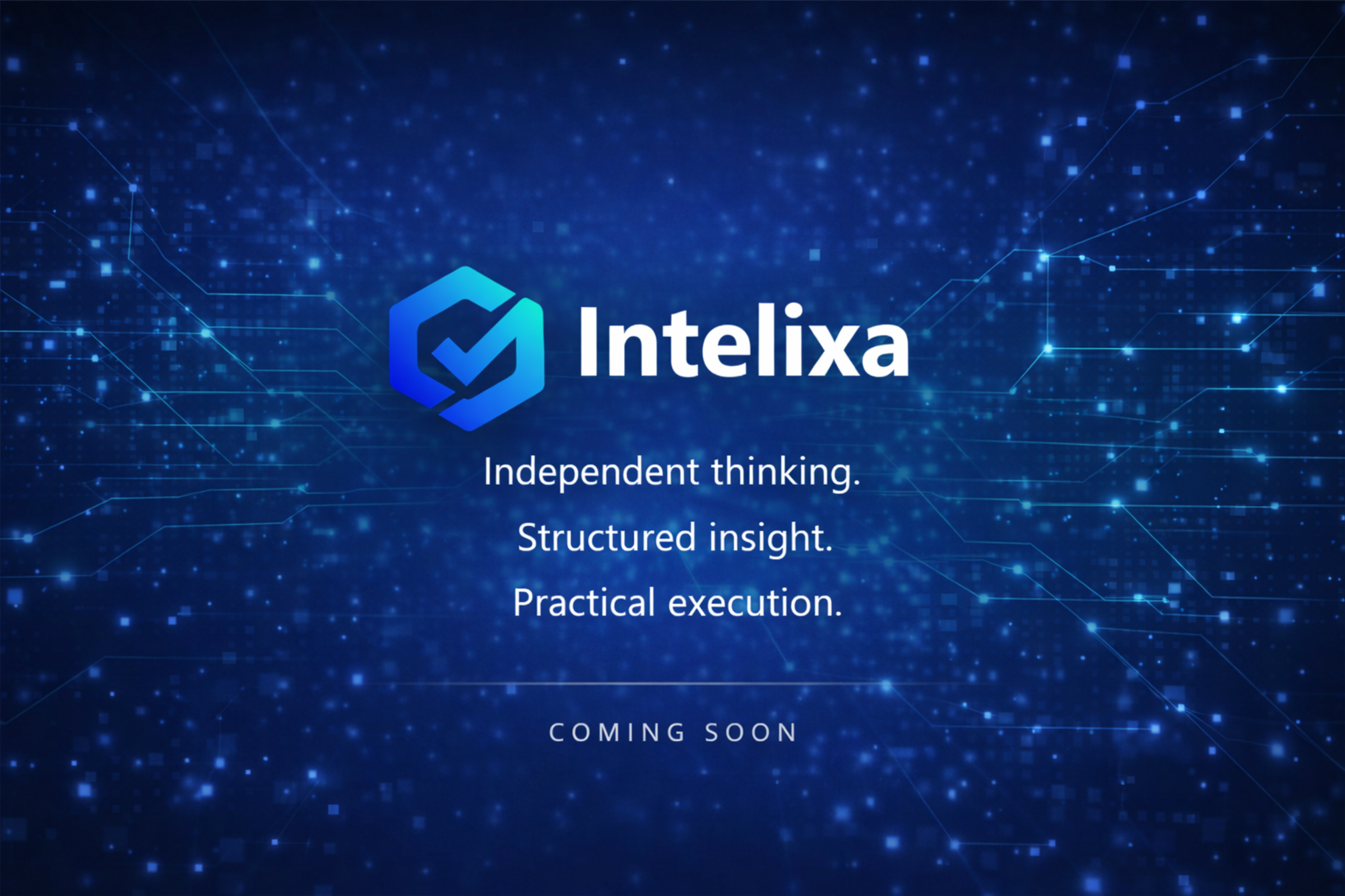Intelixa — Coming Soon